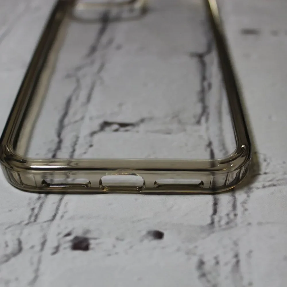 iPhone 12 Pro Max Clear SHOCKPROOF Phone Case Dark Black‎